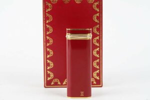 【Cartier】カルティエ トリニティ 高級ガスライター 喫煙具 動作未確認 ジャンク品【QO32】