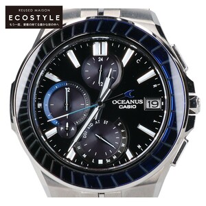 CASIO カシオ OCW-S5000EK-1AJF OCEANUS オシアナス マンタ 江戸切子 タフソーラー電波 腕時計 シルバー メンズ