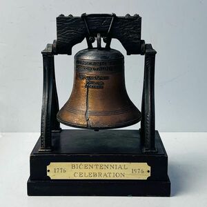 BICENTENNIAL CELEBRATION 1776-1976 アメリカ建国200年記念 自由の鐘 リバティベル 置物 オブジェ インテリア レトロ アンティーク USA
