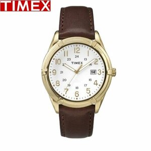未使用品　TIMEX タイメックス イーストンアベニュー EASTON AVENUE クオーツ メンズ腕時計 TW2P76600 メンズ レザー ホワイト ブラウン