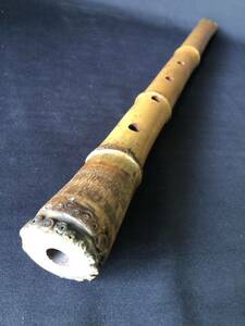 尺八 和楽器 古竹 管楽器 骨董　(g42601)