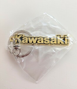 新品未使用　Kawasakiモーターサイクルエンブレム メタルキーホルダーコレクション vol.2　ガチャ タンクエンブレム(GOLD)