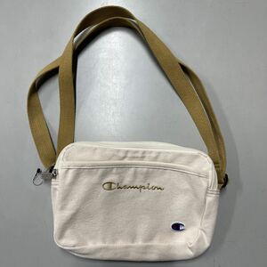 チャンピオン champion キャンバス ショルダーバッグ 未使用 鞄 BAG ACE エースバック メンズ レディース キナリ ベージュ