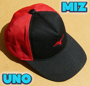 即決■MIZUNO■赤も黒もラルイレイラルイレイcap■■古着