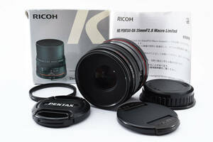 ★美品★　RICOH HD PENTAX-DA 35mmF2.8 Macro Limited 箱付