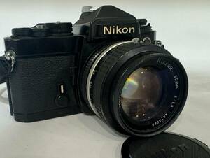 Nikon ニコン FE LENS NIKKOR 50mm 1:1.4 カメラ フィルムカメラ 一眼レフカメラ 一眼レフ ブラックボディ