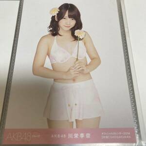 AKB48 川栄李奈 オフィシャルカレンダー 2014 生写真 水着 ビキニ 