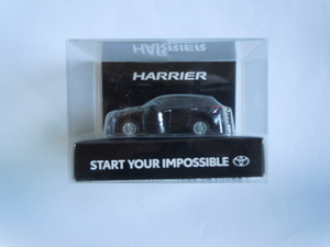 トヨタ　新型 HARRIER（ハリアー）LEDプルバックキーホルダーミニカー 非売品