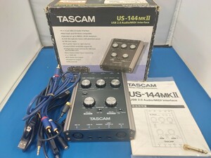 ★通電確認済★TEAC★TASCAM★オーディオインターフェース★US-144 MKⅡ★USB2.0 Audio/MIDI Interface★楽器/音響機材★