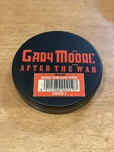 貴重 限定 GARY MOORE AFTER THE WAR メタルボックス 刺繍ワッペン付き 視聴1回 シングルCD ゲイリームーア シンリジー コロシアムⅡ 