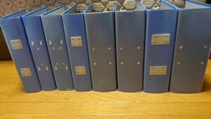 KOKUYO・ASKUL　コクヨ　アスクル　チューブファイル８冊セット　幅３種類　中古　美品