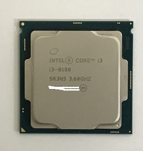 CPU インテル Core i3-8100 3.60GHz SR3N5 LGA1151 core i3 第8世代 プロセッサー Intel Core i3 8100 中古 動作確認済み