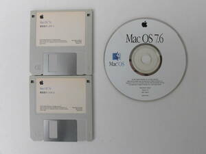 MacOS7.6インストールCD＋緊急用FD2枚