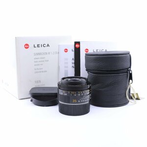 ＜ほぼ新品＞ ライカ Leica ズミクロン M f2/35mm ASPH. ブラック