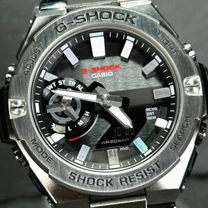 新品 CASIO カシオ G-SHOCK ジーショック G－STEEL ジースチール GST-B500D-1A 腕時計 タフソーラー アナデジ 多機能 モバイルリンク