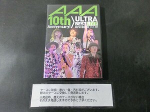 MD【V02-014】【送料無料】AAA 10th Anniversary ULTRA BEST LIVE DVD BOOK/西島隆弘/宇野実彩子/邦楽