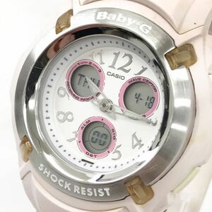CASIO カシオ Baby-G ベビーG ベイビージー 腕時計 BG-1501J-4B クオーツ アナデジ ピンク カジュアル コレクション 電池交換済 動作確認済
