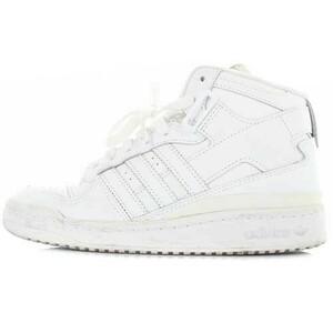 アディダス adidas フォーラムミッド Forum Mid スニーカー ハイカット レザー 22cm 白 ホワイト FY4975 /SR2 レディース