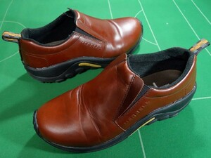 ▲メレル MERRELL ジャングルモック レザー ブラウン 26.5cm 中古・美品!!!▲