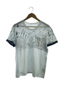 Dior HOMME◆Tシャツ/-/コットン/WHT/0S3368080039/使用感有