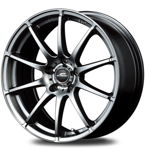 マルカ ホイール シュナイダー StaG マツダ MPV LY3P MID 【18×7.0J 5-114.3 INSET48 メタリックグレー】 1本単品