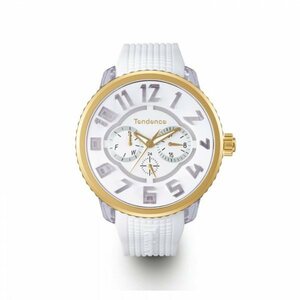 テンデンス TENDENCE フラッシュ TY562005 ホワイト文字盤 腕時計 メンズ