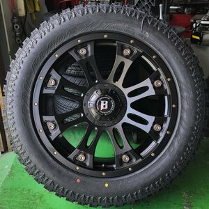 1台限定入荷!! ハイラックス プラド FJクルーザー 275/55R20 20インチ タイヤホイールセット 9J +15 139.7 6穴 ATTURO TRAIL BLADE XT