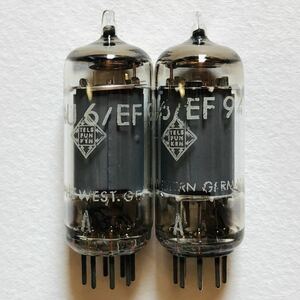 Telefunken 6AU6/EF94 ダイヤマーク　2本 導通確認済み