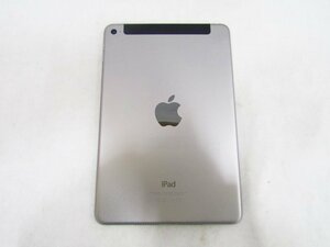 Apple iPad mini 4 Wi-Fi+Cellular 32GB スペースグレー MNWE2J/A au 利用制限◯ SIMロックあり 膨張 画面浮き ジャンク品 ★5433