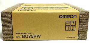 ★新品/未開封品★ OMRON オムロン BU75RW 750VA/600W 無停電電源装置 インバータ UPS BU-RWシリーズ I240207