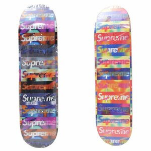 ■新品未使用 2色セット 20ss Supreme Distorted Logo Skateboard シュプリーム スケートボード デッキ deck ボックスロゴ GIFT■