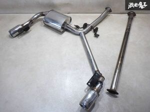 社外 VOLVO ボルボ RB5254 S60 ステンレス マフラー 中間パイプ付 左右出し仕様 右側はダミー加工品 棚1C4