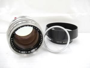 【Leica/ライカ】辰②80//SUMILUX 1:1.4/50mm/フード12586付き/2048710