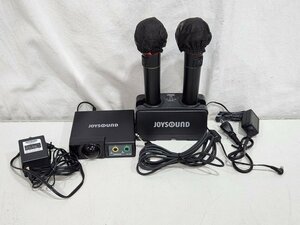 [現状品] JOYSOUND エクシング 赤外線ワイヤレスマイクセット IM-72 IS-71B IS-72R 他 業務用カラオケ機器 通電/音出し確認済み