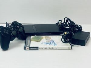 美品/ 動作品 PS2 本体セット プレステ2 プレイステーション2 PlayStation2 SCPH-70000+ ゲームソフト+メモリカード セット(306)
