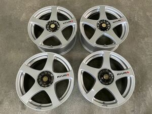 希少　レイズ　ニスモ　JTC 軽量　TE37 4本セット　4穴　5穴　マルチ　RAYS NISMO 7J オフセット30 PCD114.3 4H 5H S13 180SX LMGT 激レア