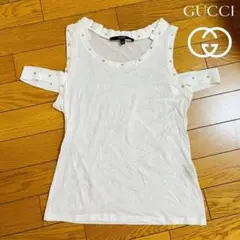 【匿名発送・送料無料】GUCCI ノースリーブカットソー タンクトップ M