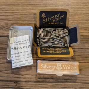 未使用 Silvery Voice 蓄音機針