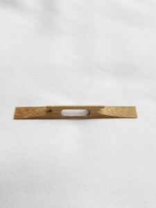 美品　三味線の竹駒　2分8厘　a241