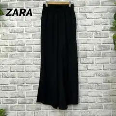 ♡【ZARA】ザラ (xs) ガウチョパンツ ウエストゴム 薄手 シンプル