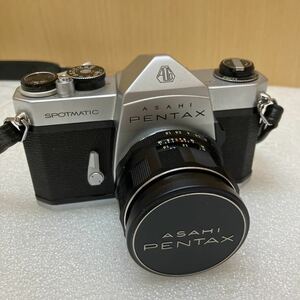 XL8809 SPOTMATIC SP フィルム一眼カメラ/Super-Multi-Coated TAKUMAR 1:1.4/50 ジャンク シャッターok