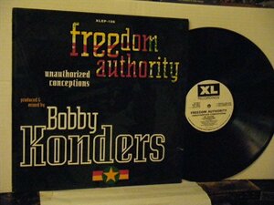 ▲12インチ FREEDOM AUTHORITY BOBBY KONDERS / UNAUTHORIZED CONCEPTIONS 輸入盤 XL XLEP-106 Peter Daou ハウス◇r50506