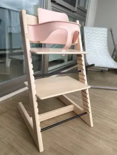 【正規品】STOKKE ストッケトリップトラップ　椅子セット　ホワイトウォッシュ