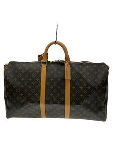 LOUIS VUITTON◆キーポル55_モノグラム・キャンバス_BRW/PVC/BRW