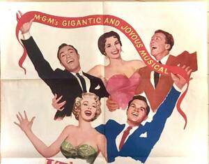 オリジナルポスター「いつも上天気」US版1SH版 1955年初公開 ジーン・ケリー スタンリー・ドーネン 「踊る大紐育」続編 「レオン」