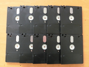 3インチ　フロッピーディスク　10枚セット　動作未確認　レトロPC　マイコン　ジャンク品 X1 CF2-D　CZ-3FBD　類似　マイクロコンピュータ