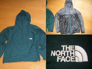 送料込【超美品】THE NORTHFACE ザノースフェイス コンパクト アノラック ジャケット Msize NP21735 定価13200円 濃緑 アディダス パーカー