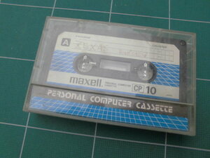 Qn301 maxell CP10 カセットテープ マクセル パーソナルコンピュータカセット personal computer cassette ZEXAS 録音済 ゆうメール
