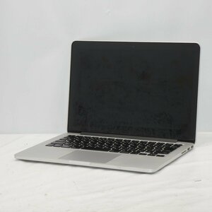 1円～【ジャンク】Apple MacBook Pro Retina 13インチ Early 2015 Core i5 2.7GHz/8GB/SSD256GB/OS無/AC無【栃木出荷】