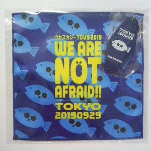 ☆ウカスカジー TOUR2019 WE ARE NOT AFRAID！！ 会場限定ご当地キーホルダー&ミニタオル 東京 豊洲 MIFA ミファンダ☆